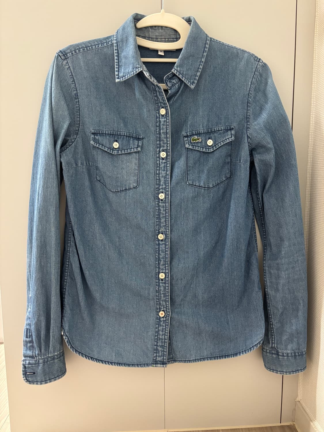 라코스테 여성 청남방 셔츠 34 상품이미지1