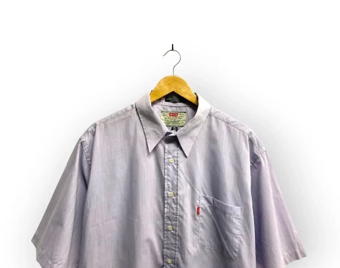 리바이스 LEVI'S 스트라이프 패턴 빈티지 셔츠 2XL 상품이미지2