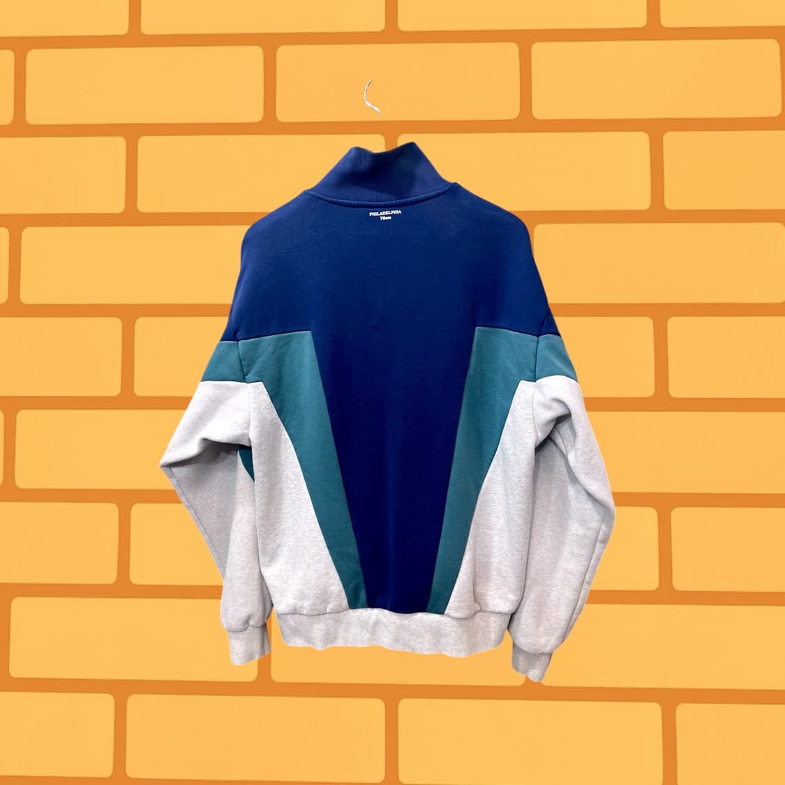 NBA 필라델피아 76ers 반집업 맨투맨 스웻 셔츠 (L) 상품이미지5