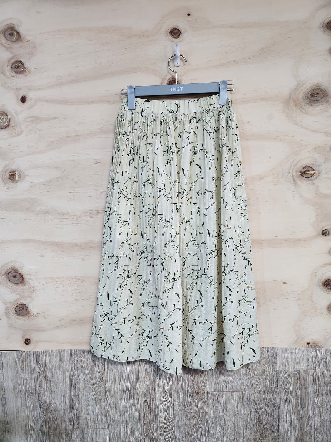 536) 여성 플라워패턴 롱 밴딩 스커트 상품이미지2