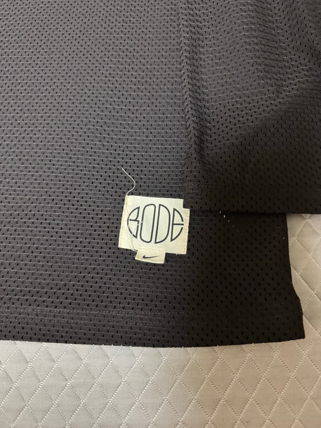 BODE 보디 나이키 Manhatan 메쉬 저지 브라운 에크루 상품이미지5