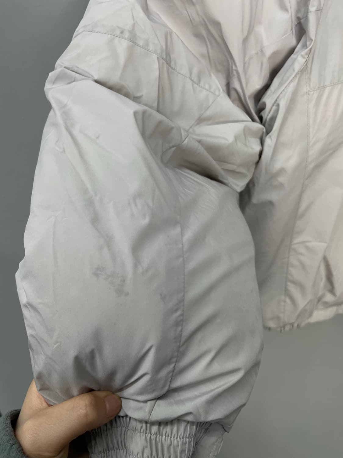 세컨모놀로그 컨템포러리 에어 덕다운 그레이 패딩 H1252 상품이미지8