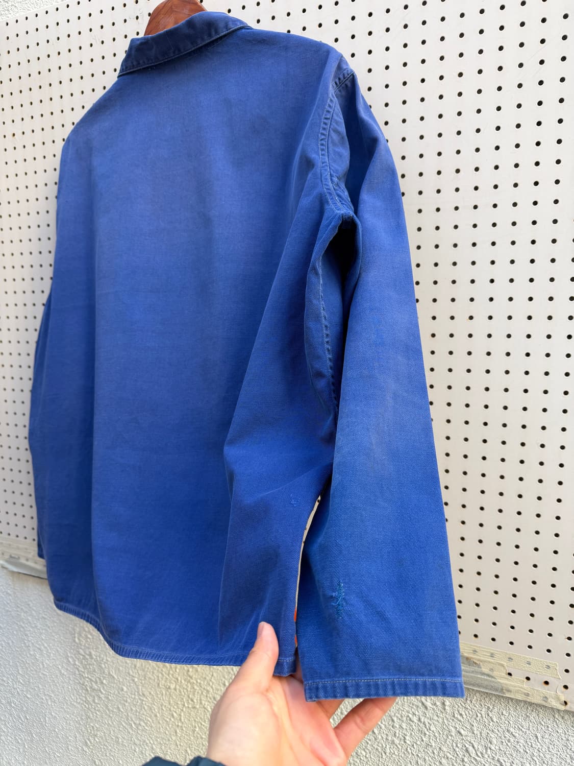 1970s FADED WASHED BLUE OLD 빈티지프렌치워크자켓 상품이미지10