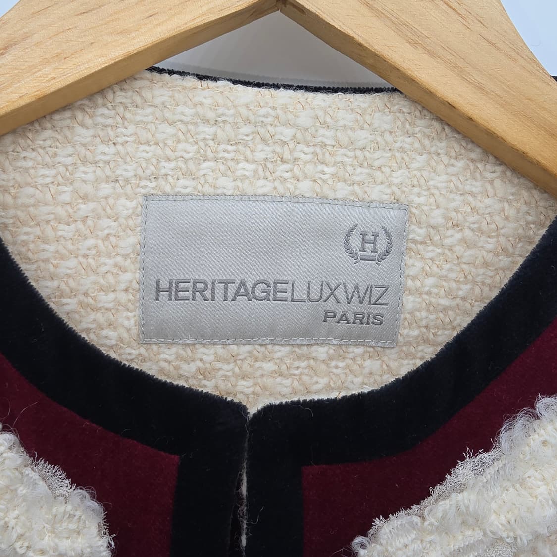 HERITAGELUX PARIS 트위드 자켓 아이보리 [D40398] 상품이미지10