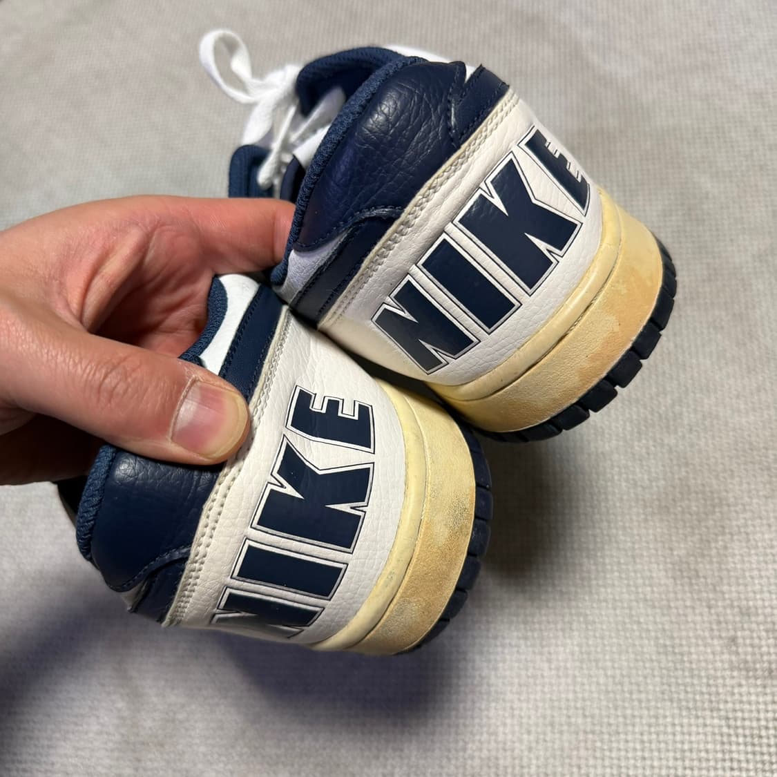 나이키 올드스쿨 덩크 흰/남 스니커즈 상품이미지6