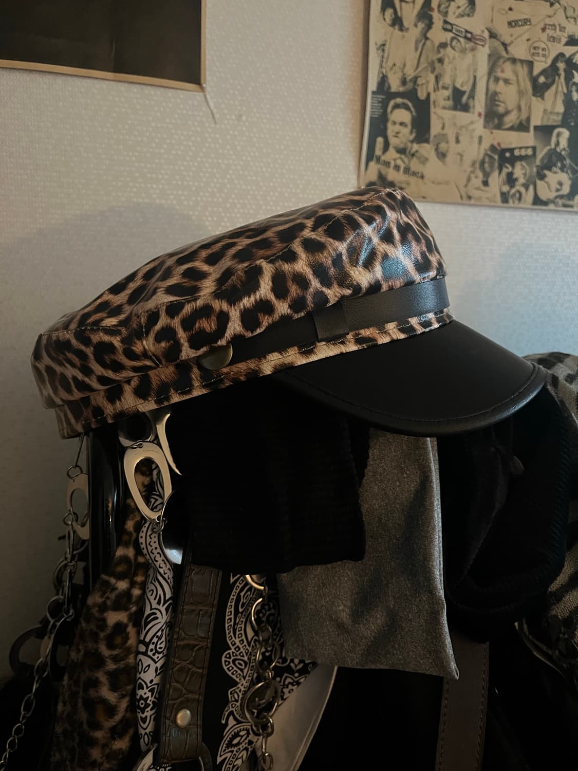 호피 헌팅캡 leopard cap 상품이미지1