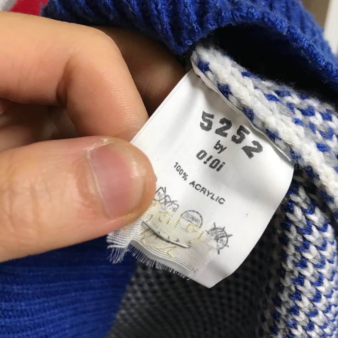 Oioi 단가라 라운드니트 상품이미지4