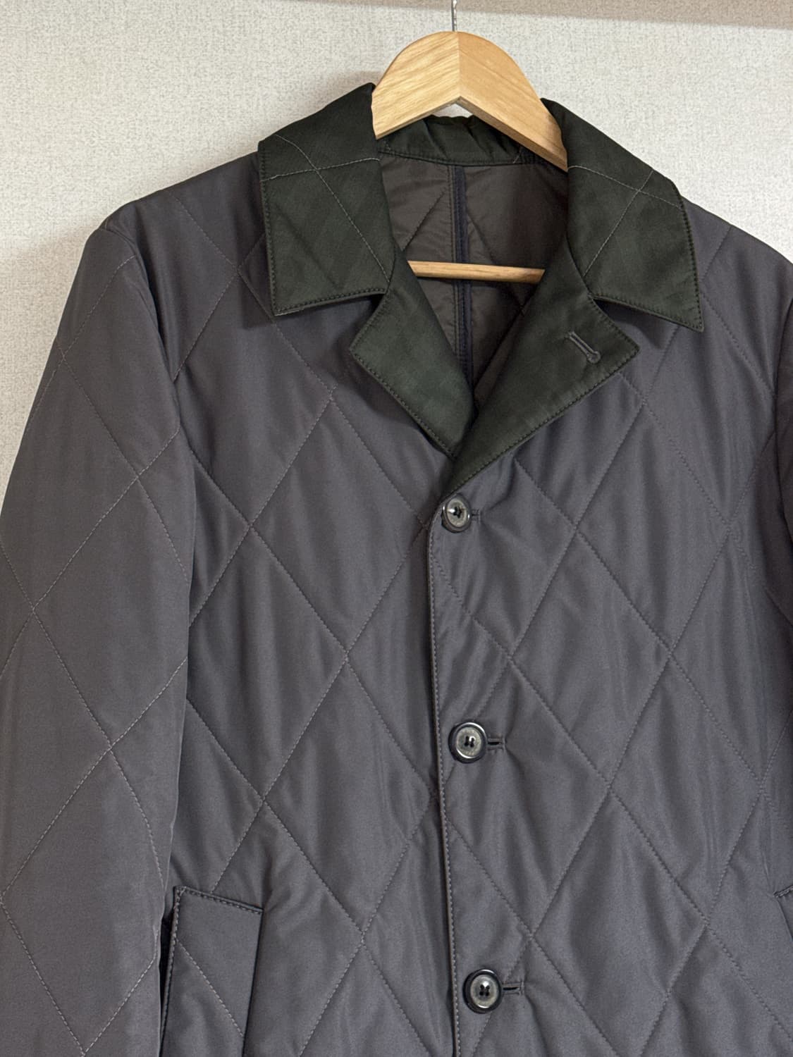 우영미&솔리드옴므 남성 다이아몬드 퀄팅 자켓(네고 가능) 상품이미지4