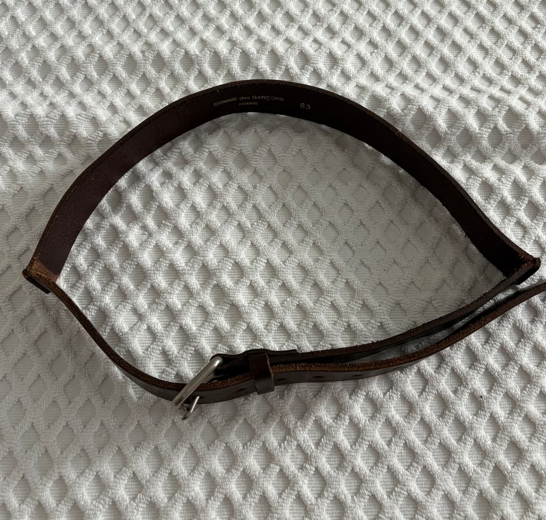 꼼데가르송 옴므 브라운 벨트 상품이미지3