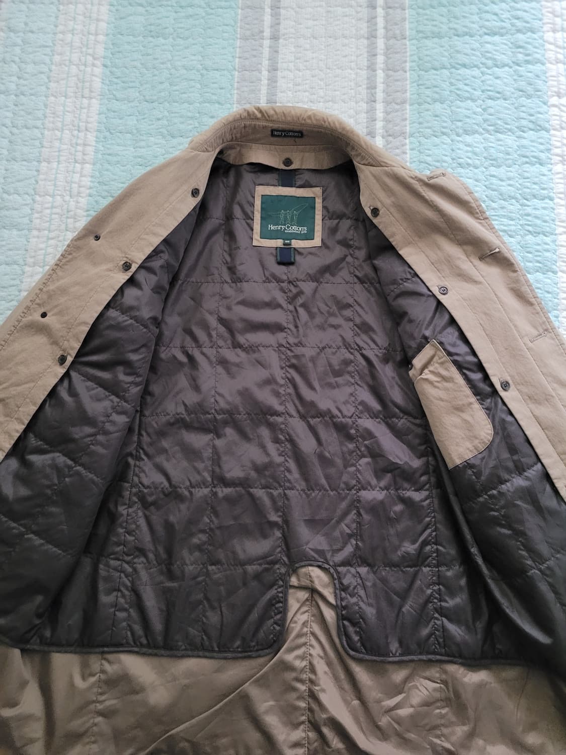 헨리코튼 Henry Cotton 내피분리 간절기 트렌치코트 100사이즈 상품이미지7