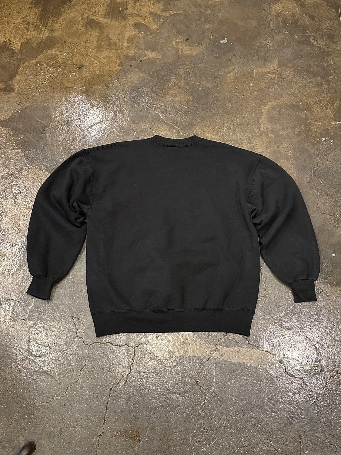 90s USA Russell 러셀  블랙 스웻셔츠 XL 상품이미지2