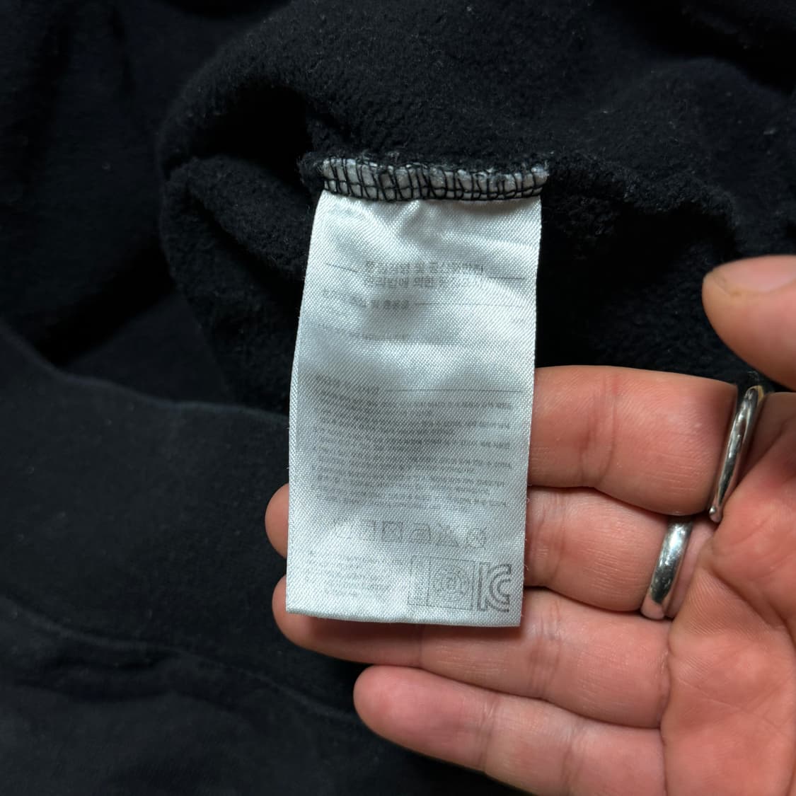 LMC 블랙 스펠아웃 로고 후드티 s 상품이미지5