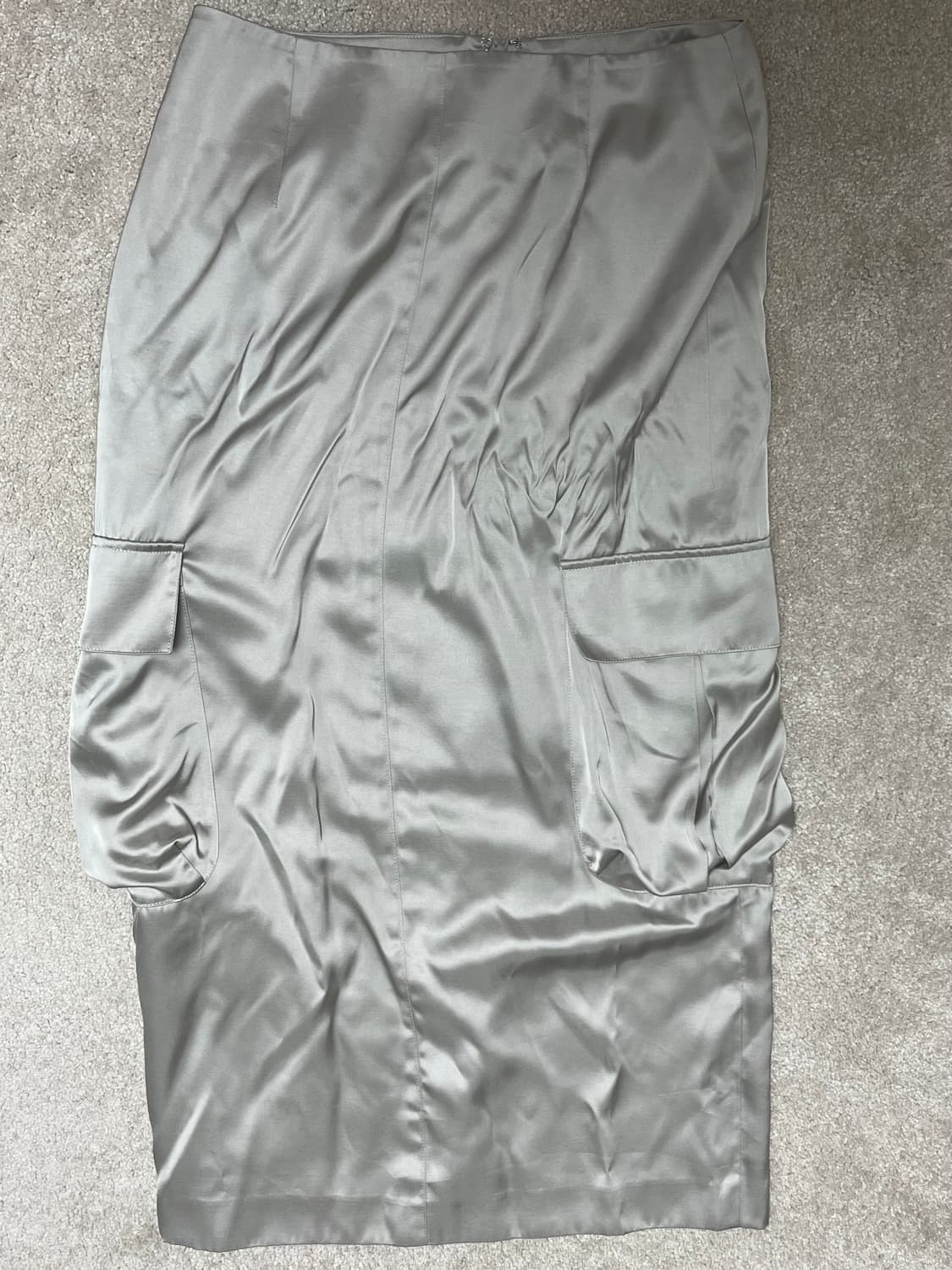 기준 실크 카고 스커트 상품이미지3