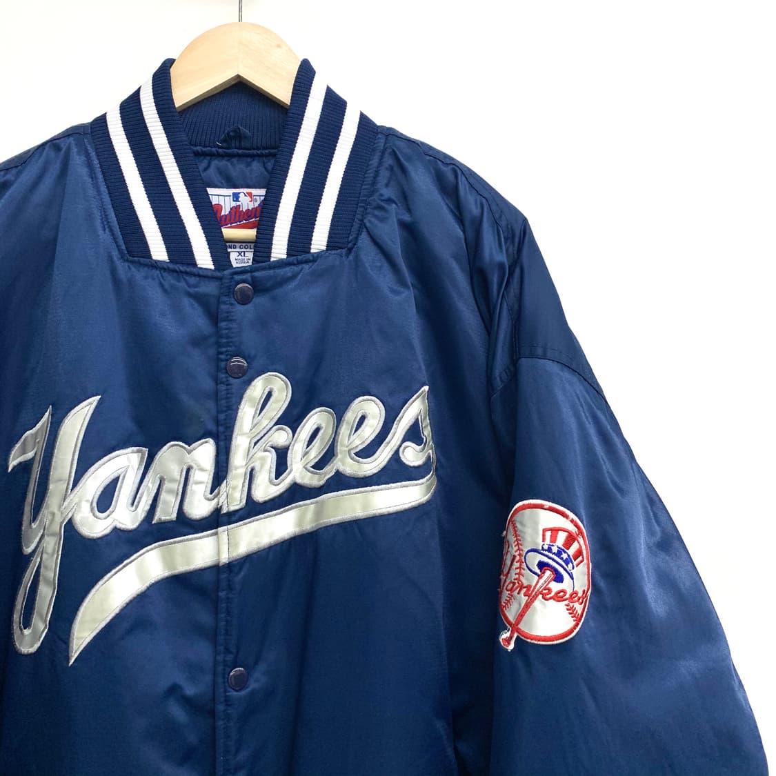 스타터 뉴욕 양키즈 오버사이즈 베이스 볼 전퍼 상품이미지6
