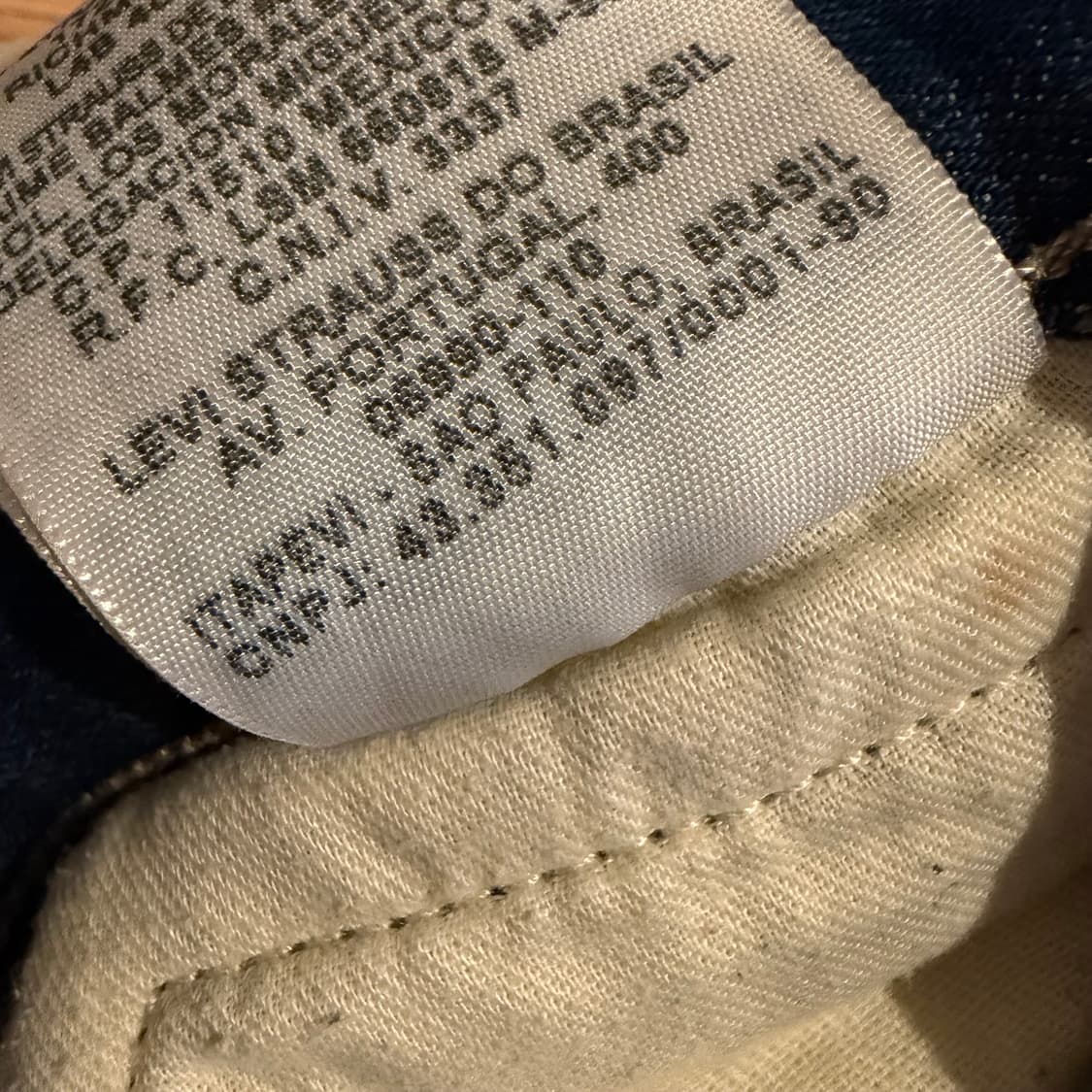 Levi's 527 블랭크 탭 슬림 부츠컷 데님팬츠 상품이미지4