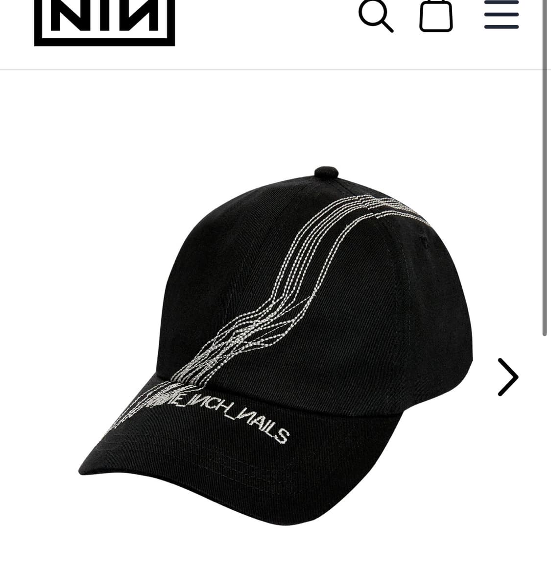 nine inch nails with teeth 체인스티치 캡 상품이미지1