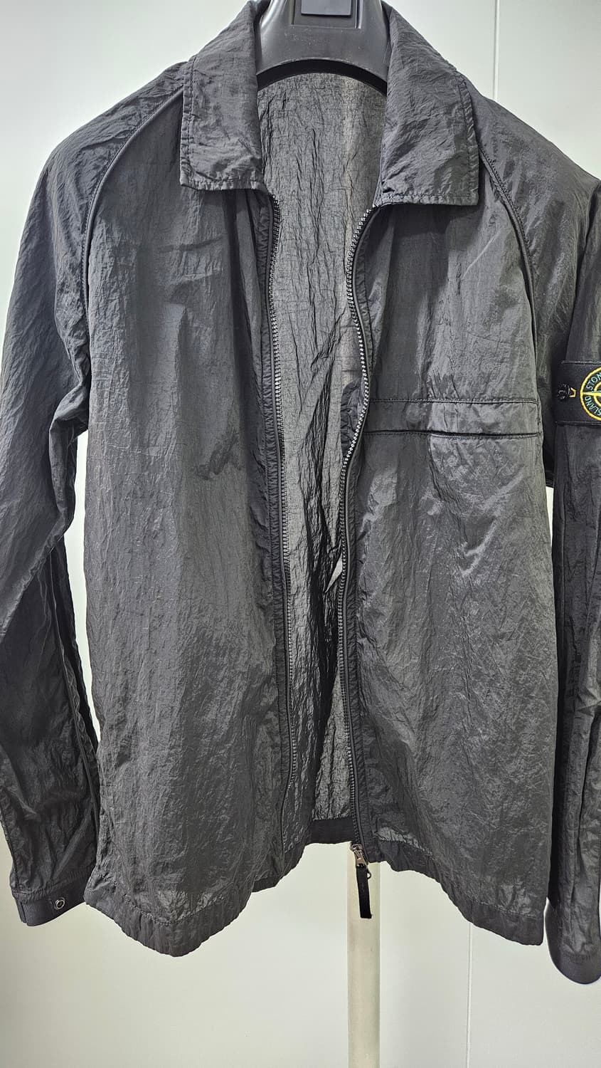 스톤아일랜드 나일론메탈 오버셔츠 블랙(M) 상품이미지3