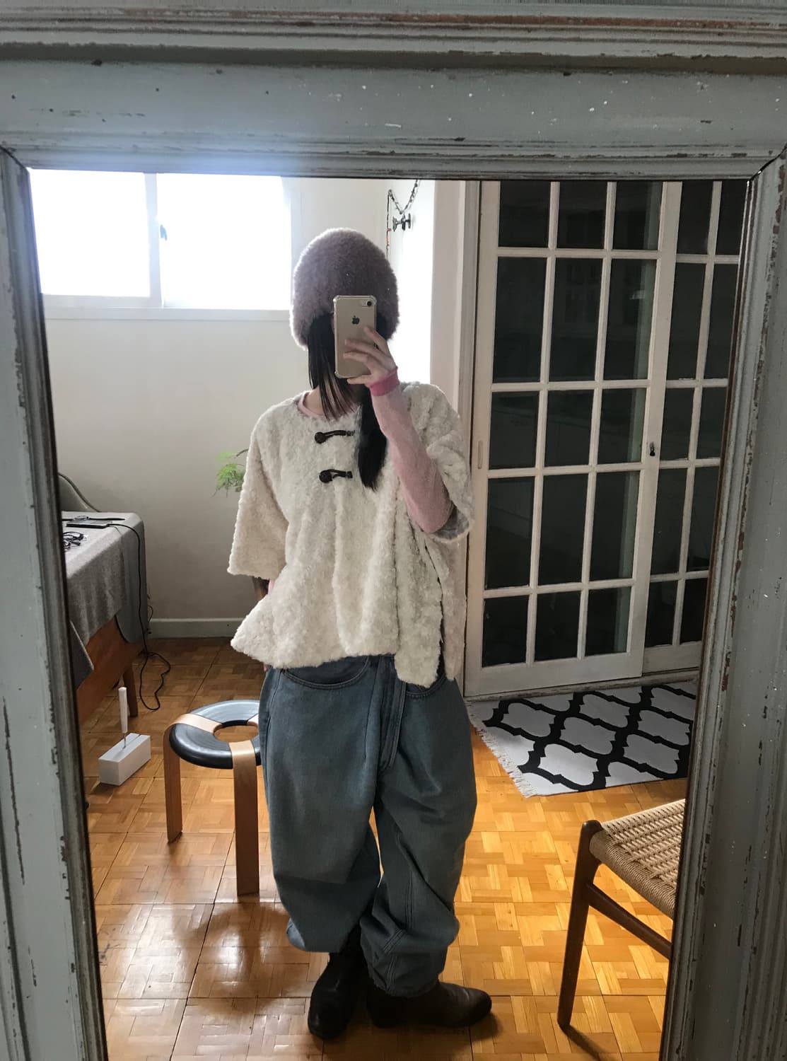  vintage fur beanie  상품이미지2