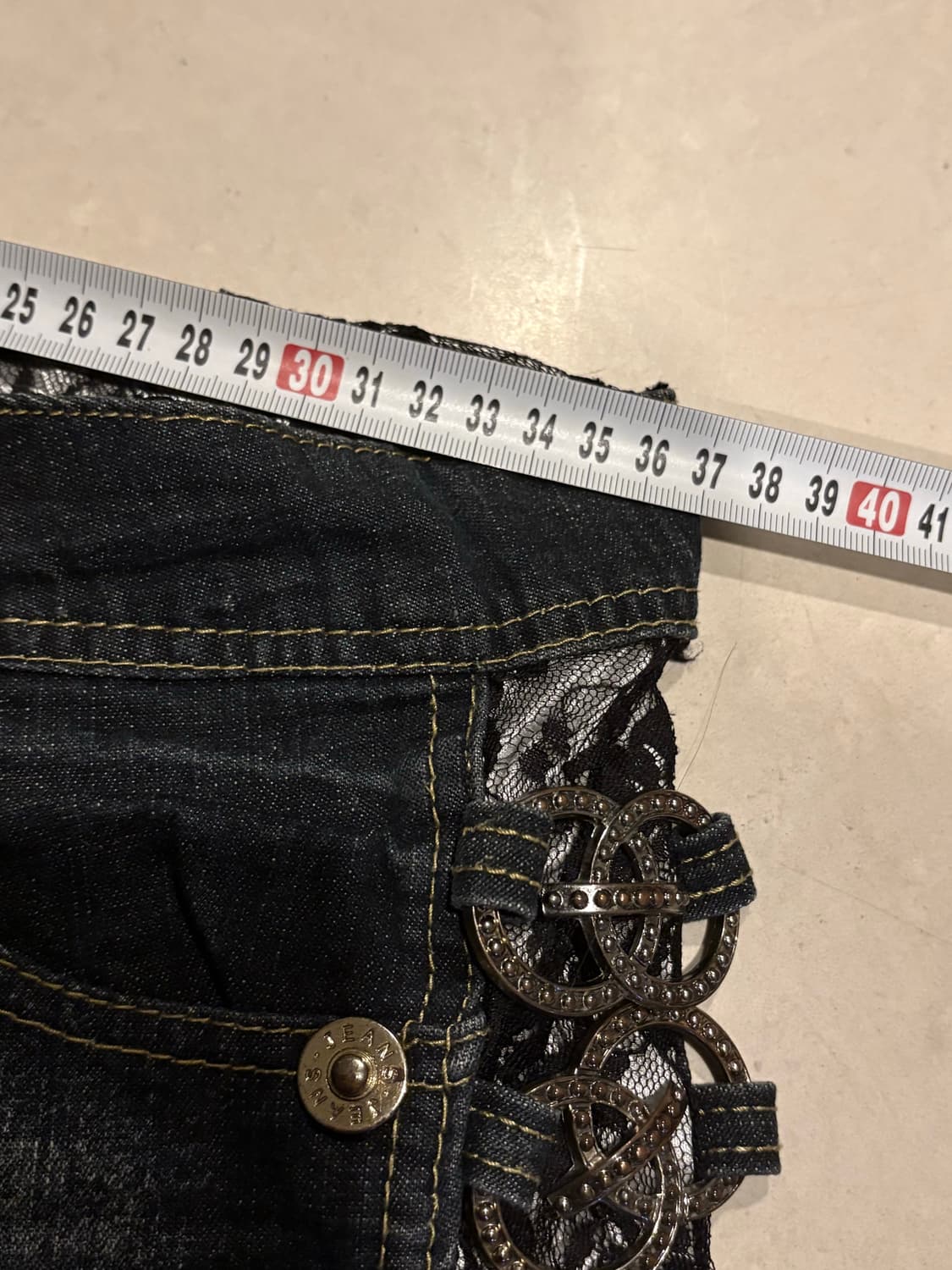 Shop502 dia깔 데님숏팬츠 로우라이즈 쇼츠 상품이미지5