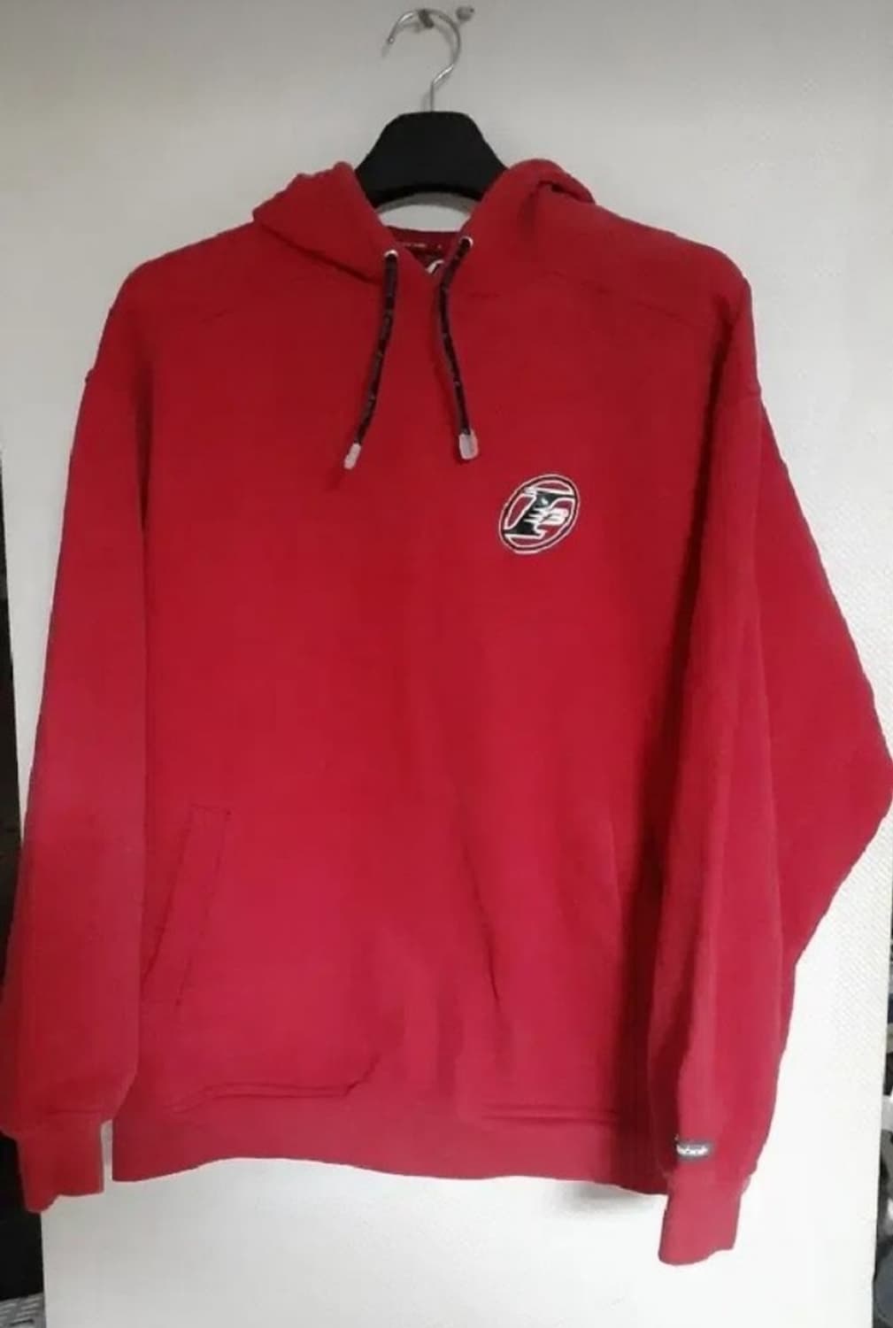 리복 올드스쿨 빈티지 엘런 아이버슨 기모 후드 레드 100 상품이미지1