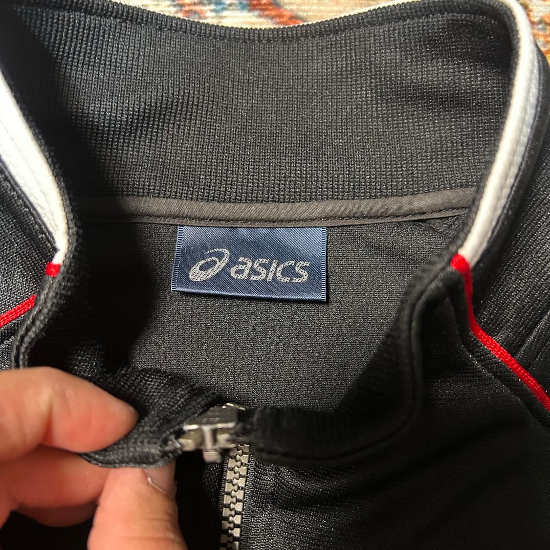 [M] 00s 아식스 재팬 블랙 트랙자켓 상품이미지5