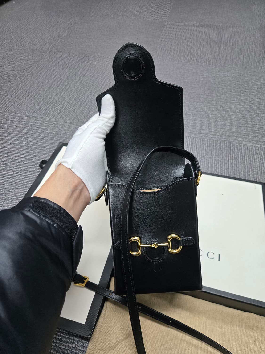 [특가][정품]구찌 홀스빗 폰홀더백 상품이미지7