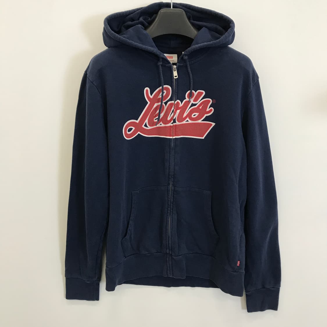 리바이스 LEVIS 레터링 로고 후드집업 [M] 상품이미지1
