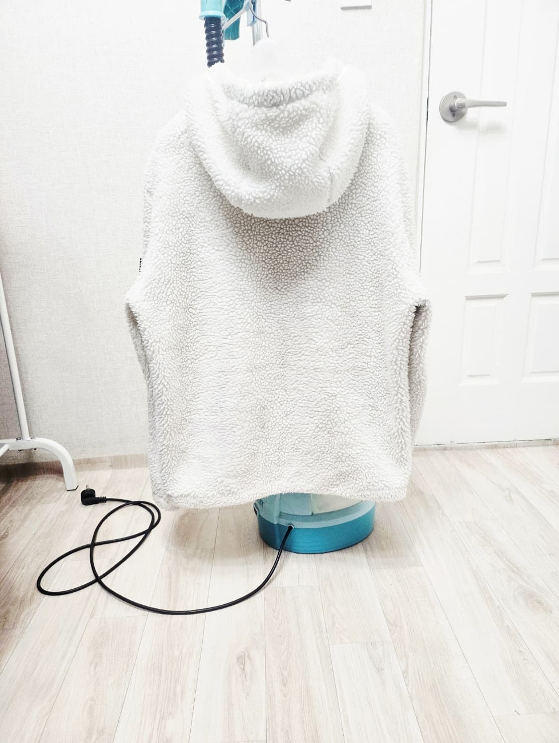 (100)L ☆초대장급☆ 내셔널지오그래픽 [화이트] 쉐르파 후리스점퍼 상품이미지6