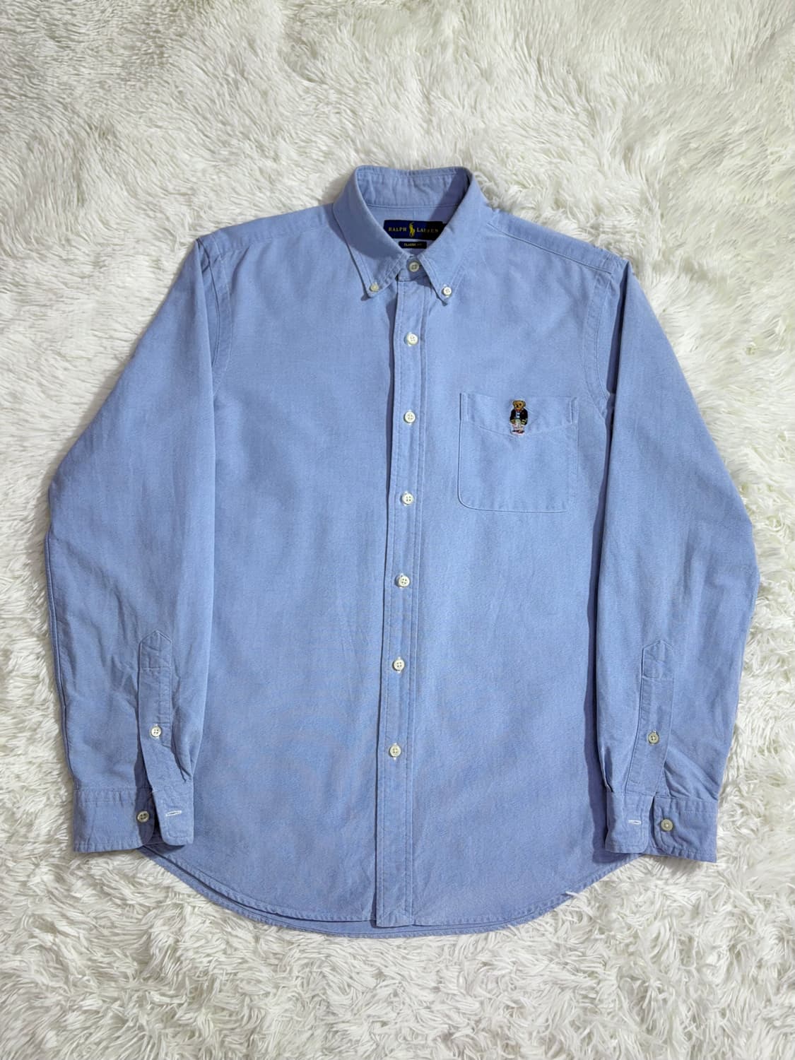 폴로 베어 솔리드 셔츠 (QR인증가능) 상품이미지3