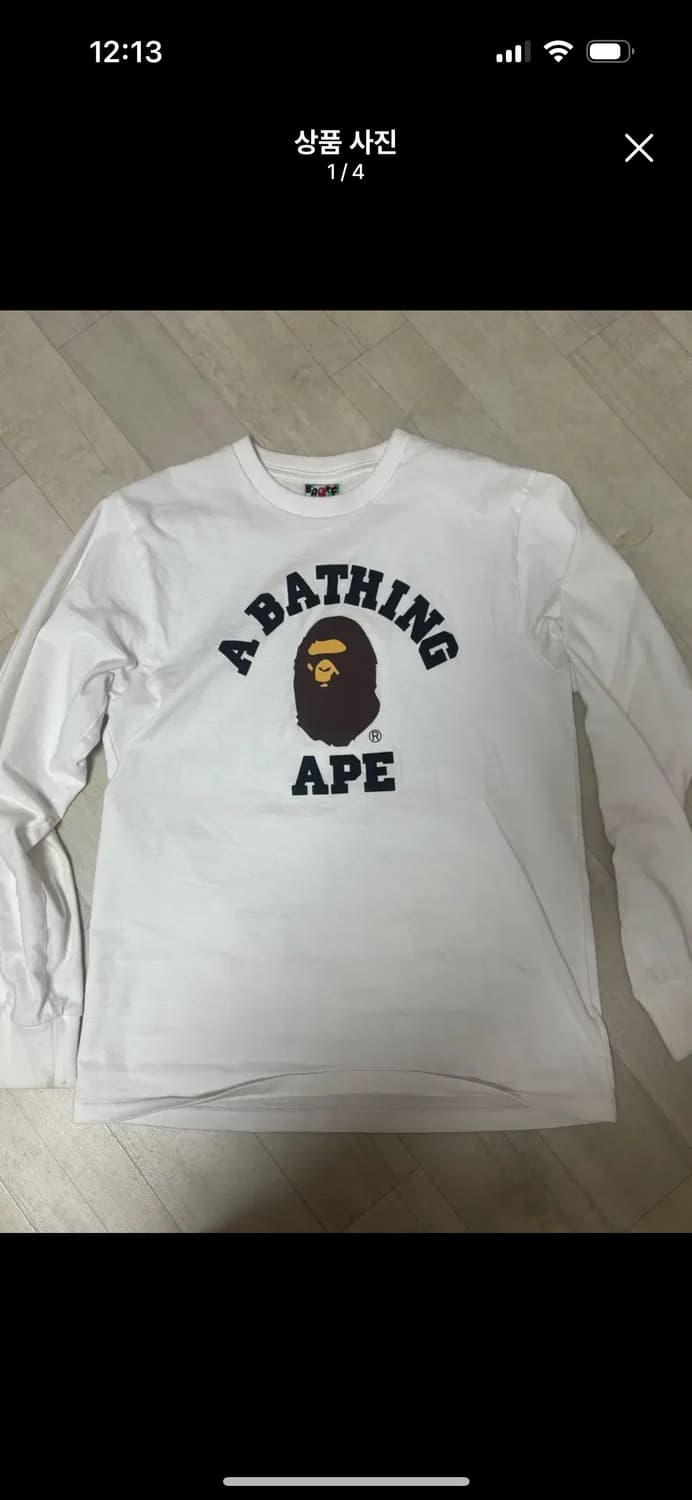 베이프 롱슬리브 상품이미지2