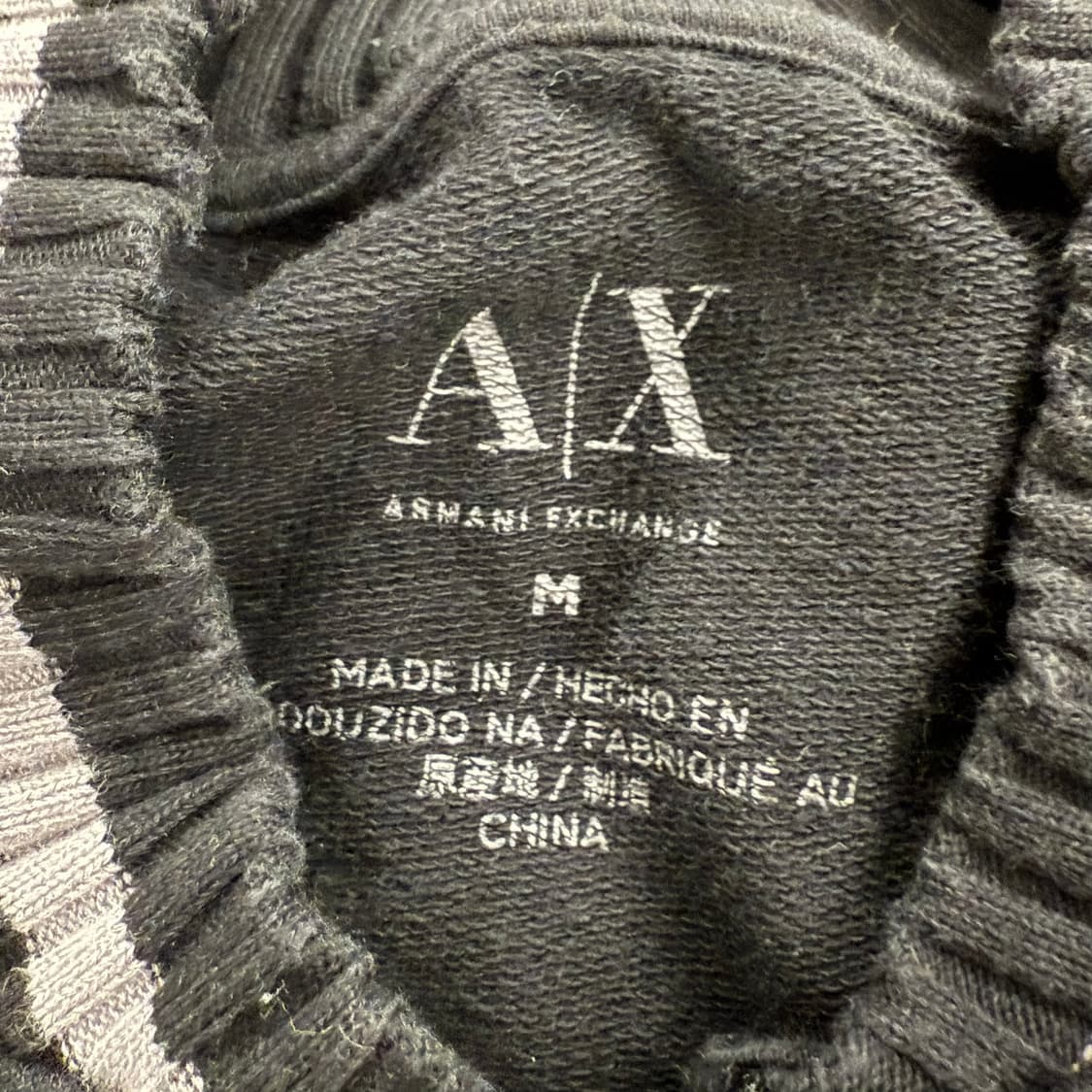 [정품/M] 아르마니 익스체인지 블랙 봄버 자켓 b8 상품이미지5