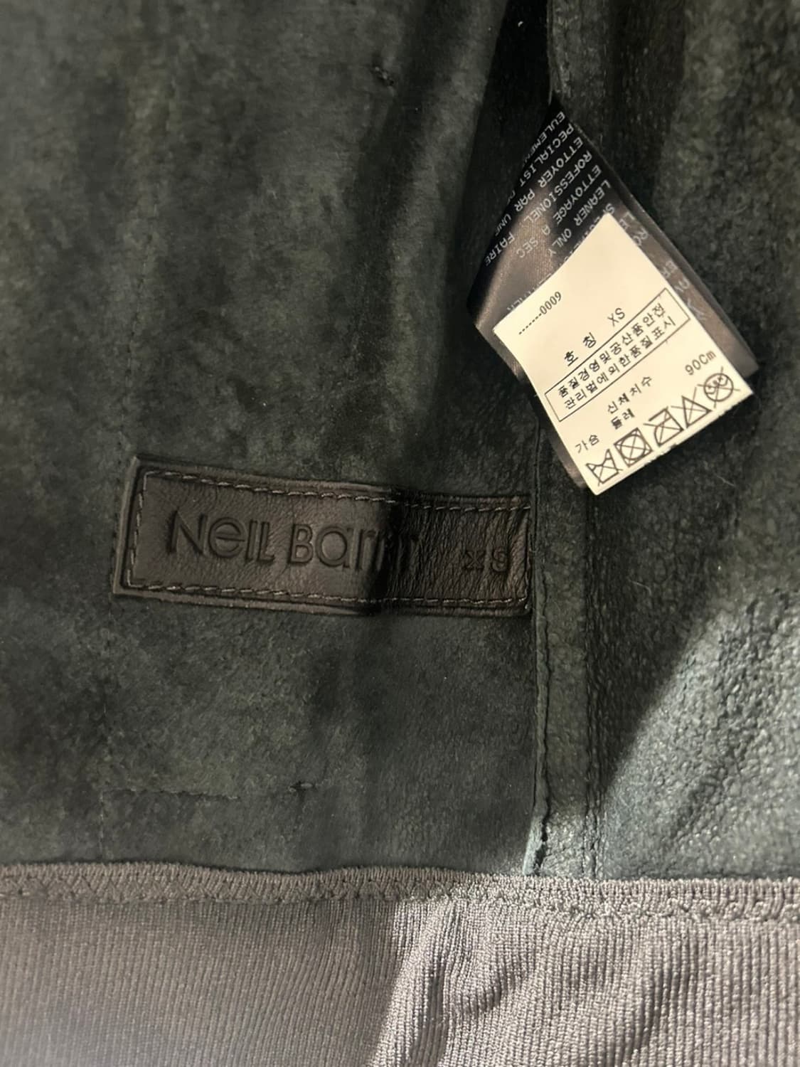 닐바렛 싱글 투웨이 가죽 자켓 xs사이즈 상품이미지3