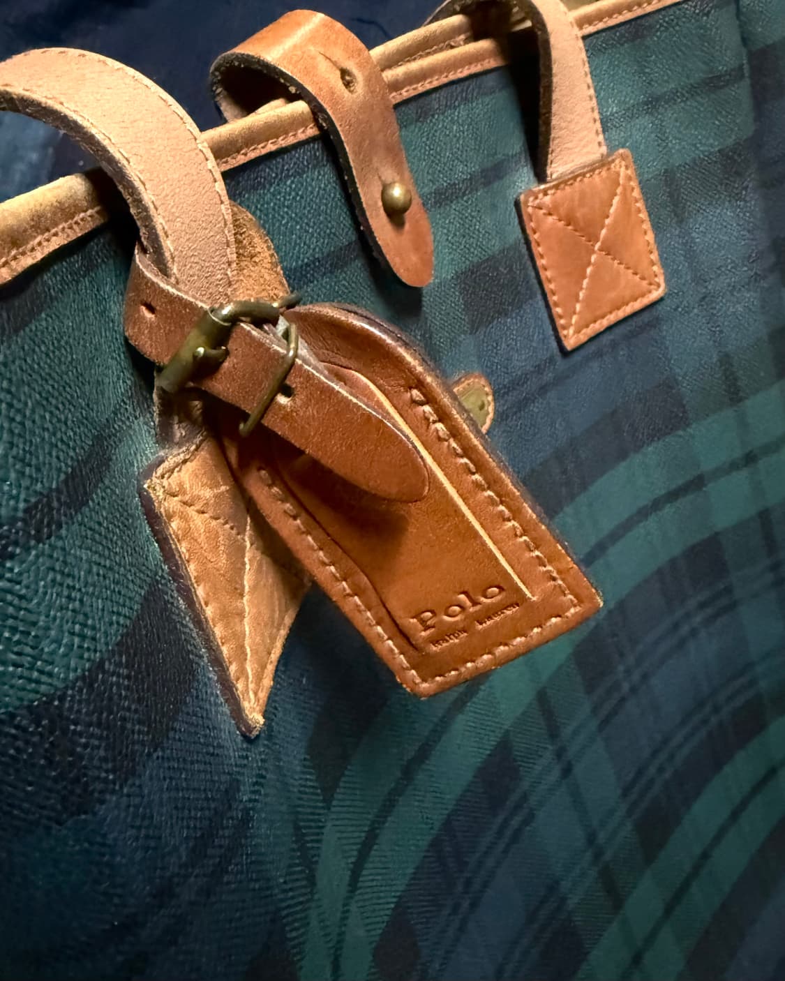 폴로 랄프로렌 블랙와치 토트백 상품이미지3