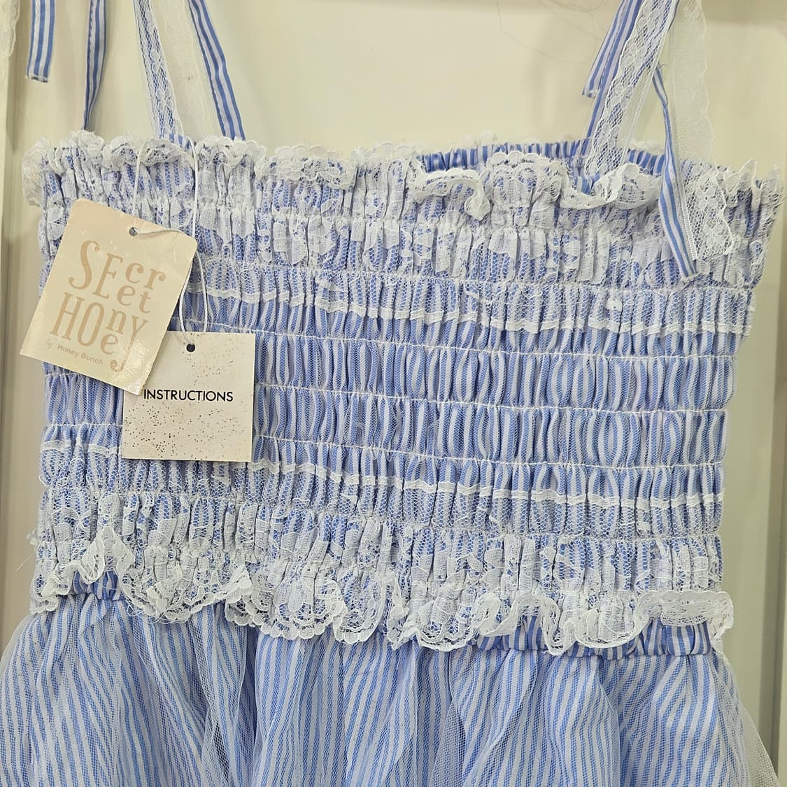 시크릿허니(Secret Honey) 버터플라이 튤 원피스 상품이미지5