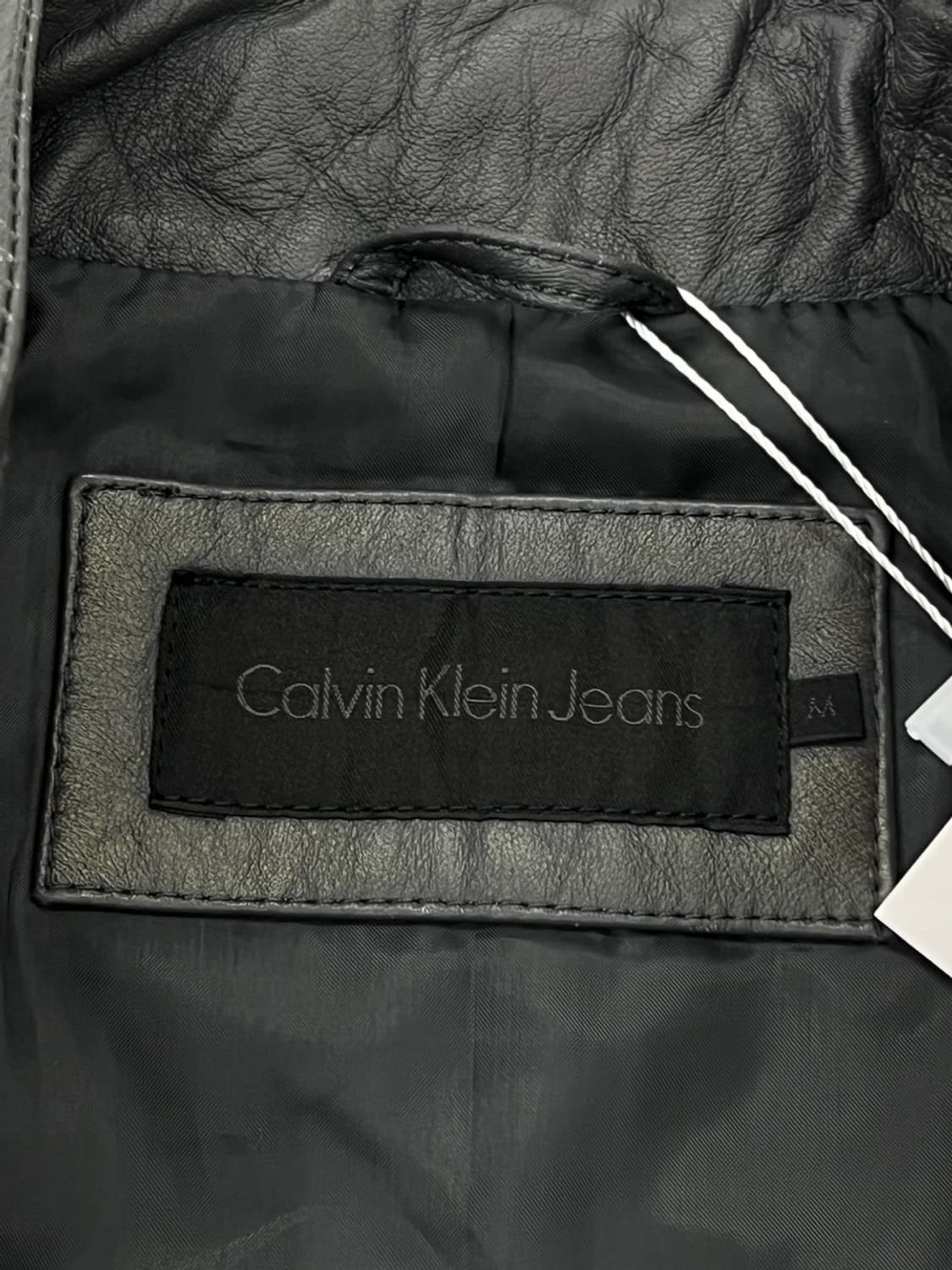 캘빈클라인 썬페이드 그레이 레더 자켓 상품이미지7