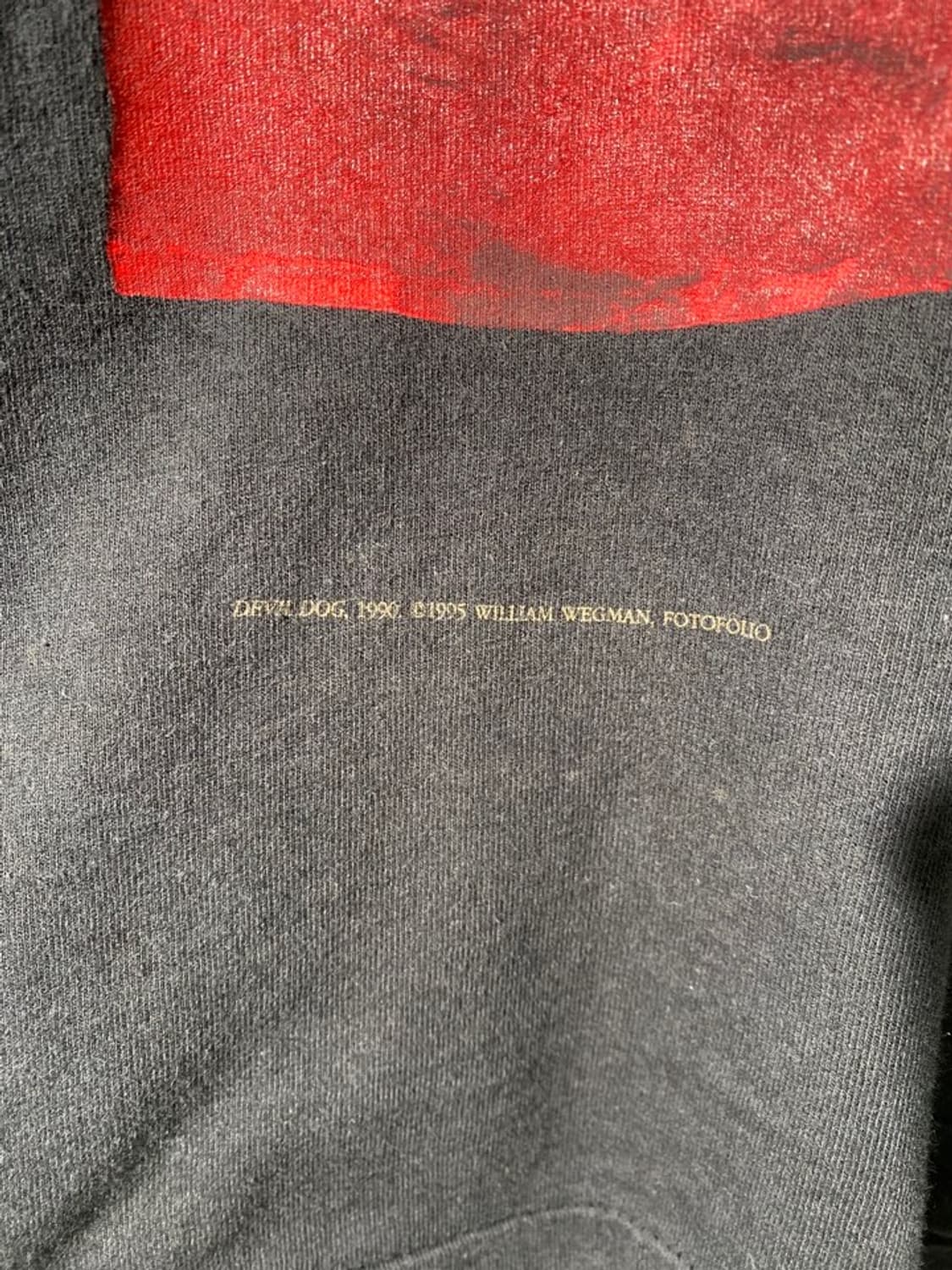 devil dog - wiliam wegman 90s 반팔 티셔츠 상품이미지4