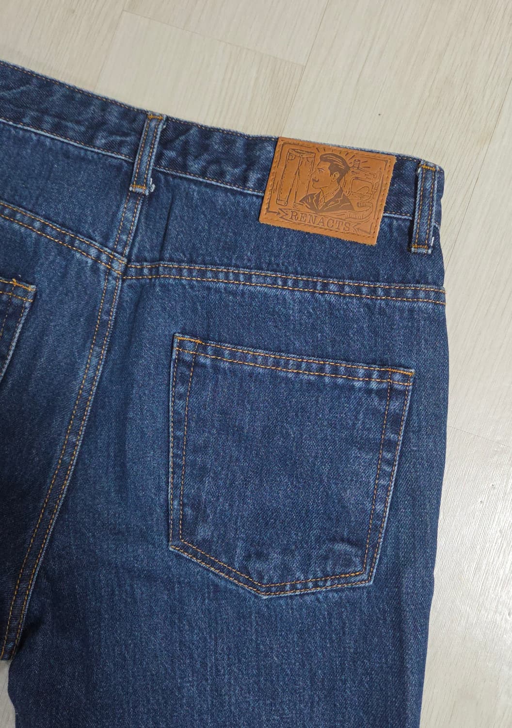 (착샷) 리넥츠 데님 팬츠 테일러드 스트레이트 상품이미지5