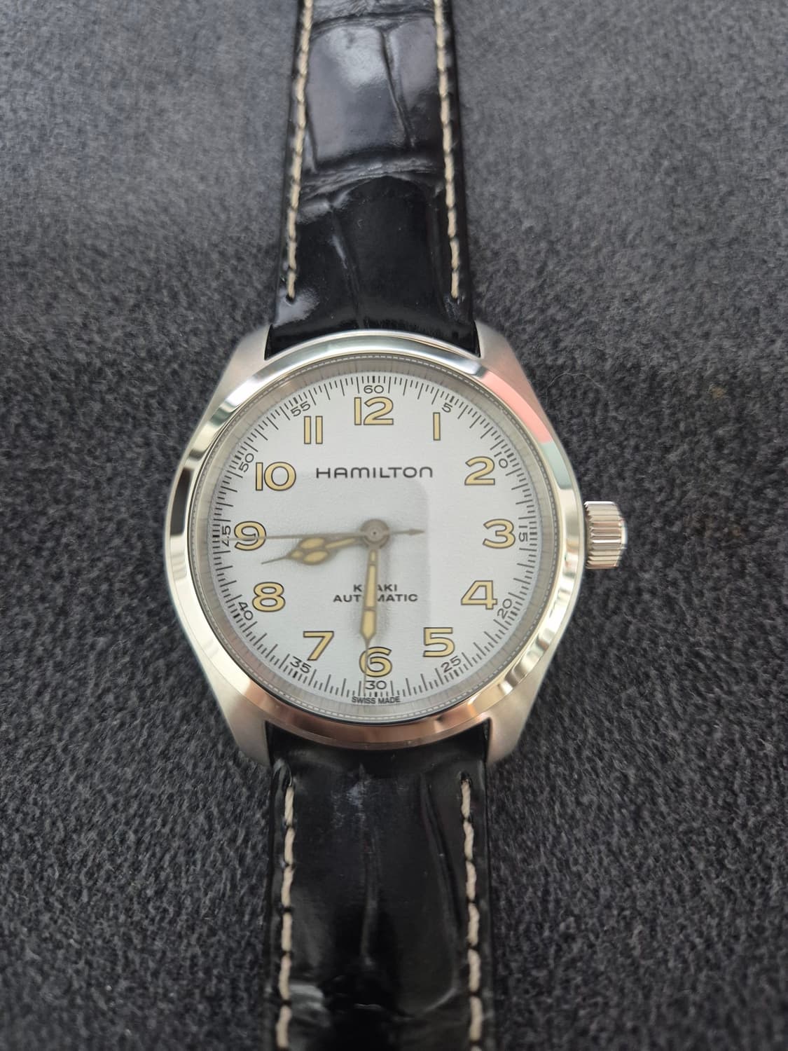 해밀턴 카키필드 머피 38mm 흰판 상품이미지5