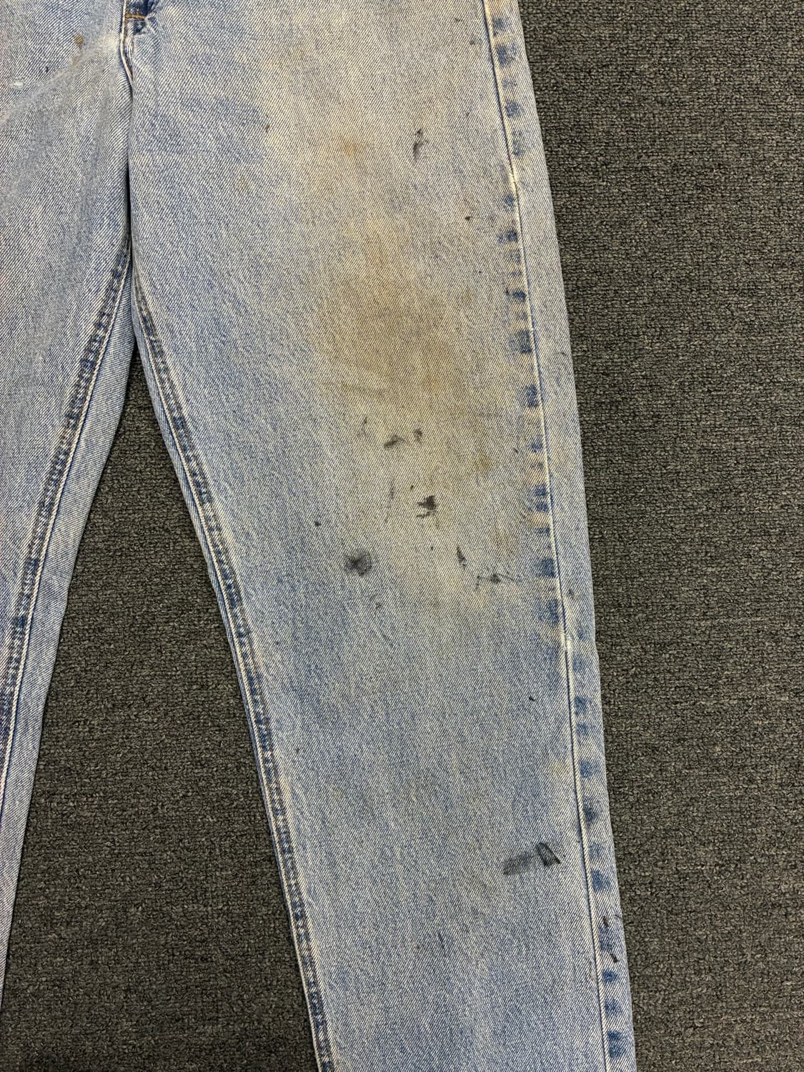 OS)칼하트 빈티지 남성 연청 데님팬츠 상품이미지7