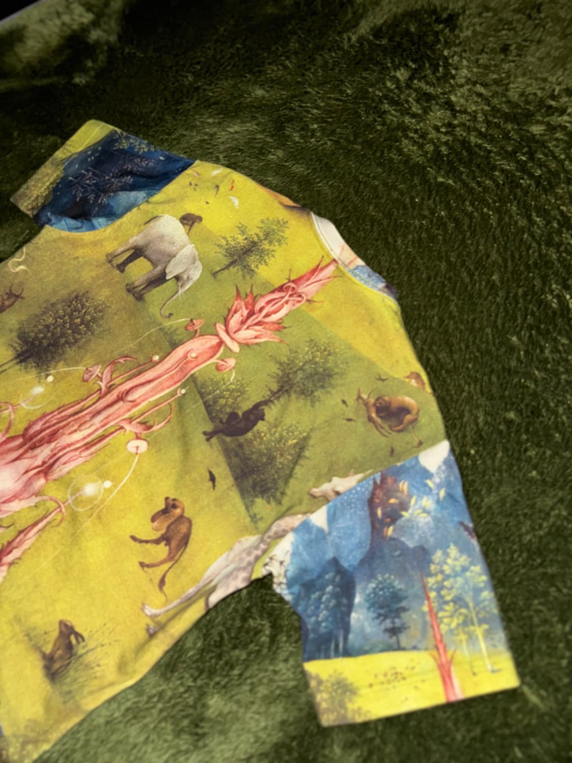 [2] 언더커버 X 히에로니무스 보스 아트워크 올오버 티셔츠 상품이미지9