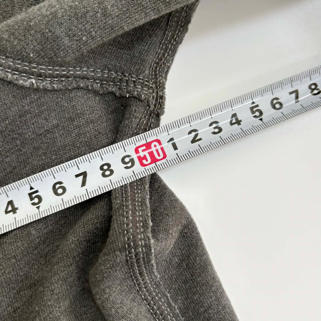 아베크롬비 y2k 올드스쿨 그레이 스웻 후드집업 희귀져지(M) 상품이미지6