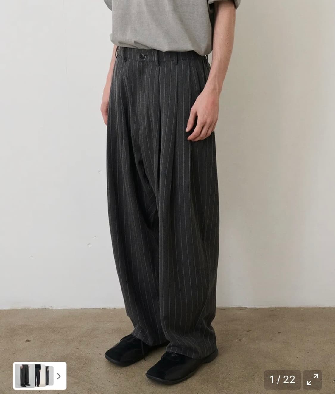 노운 스트라이프 팬츠 상품이미지1