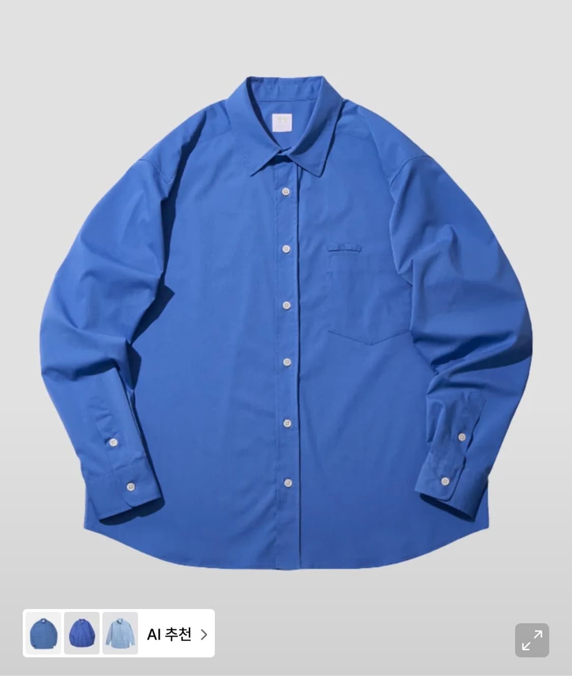 틀영 올데이 링클 프리 셔츠 블루 상품이미지1