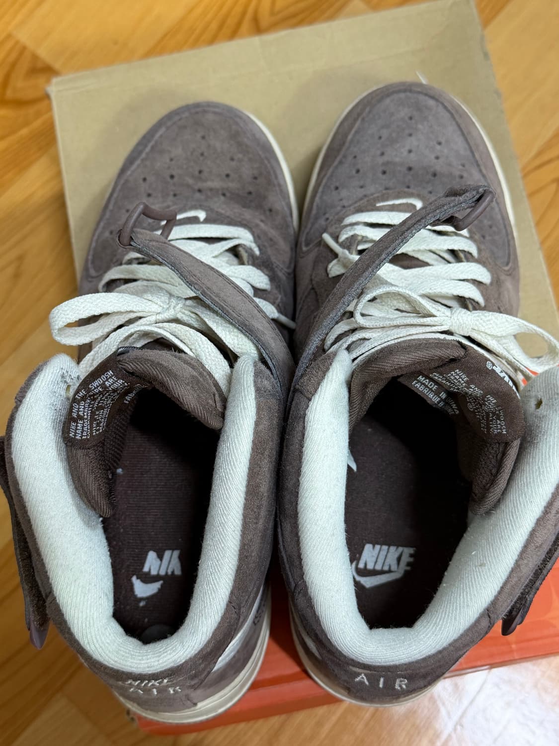 에어포스원 미드 초콜렛 (270) 상품이미지4