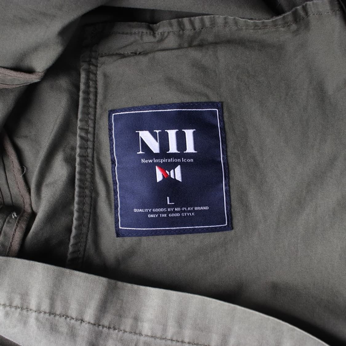 NII 카키 밀리터리 필드 자켓 L 상품이미지5