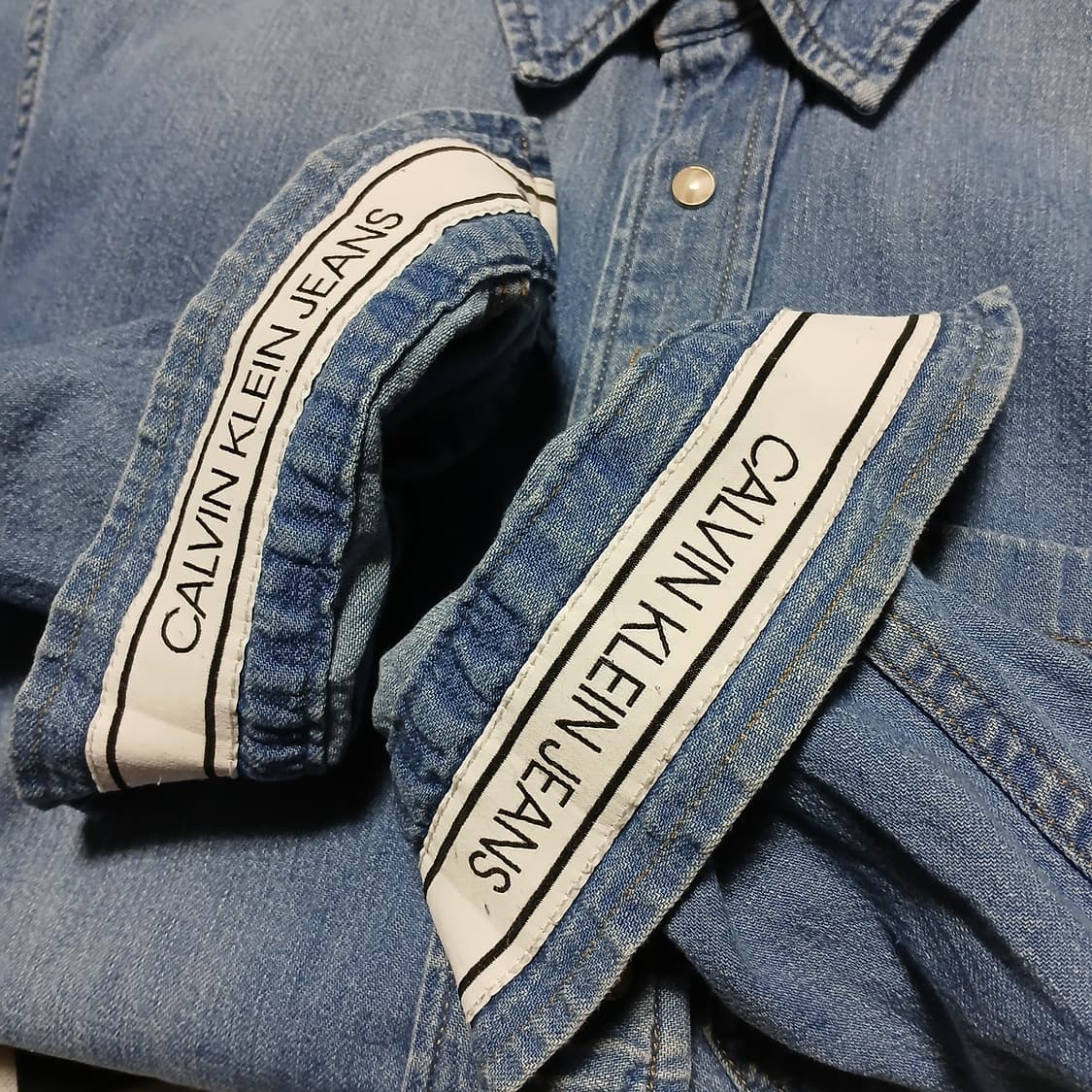 CK 캘빈클라인 데님 셔츠 청셔츠 이쁨 상품이미지2