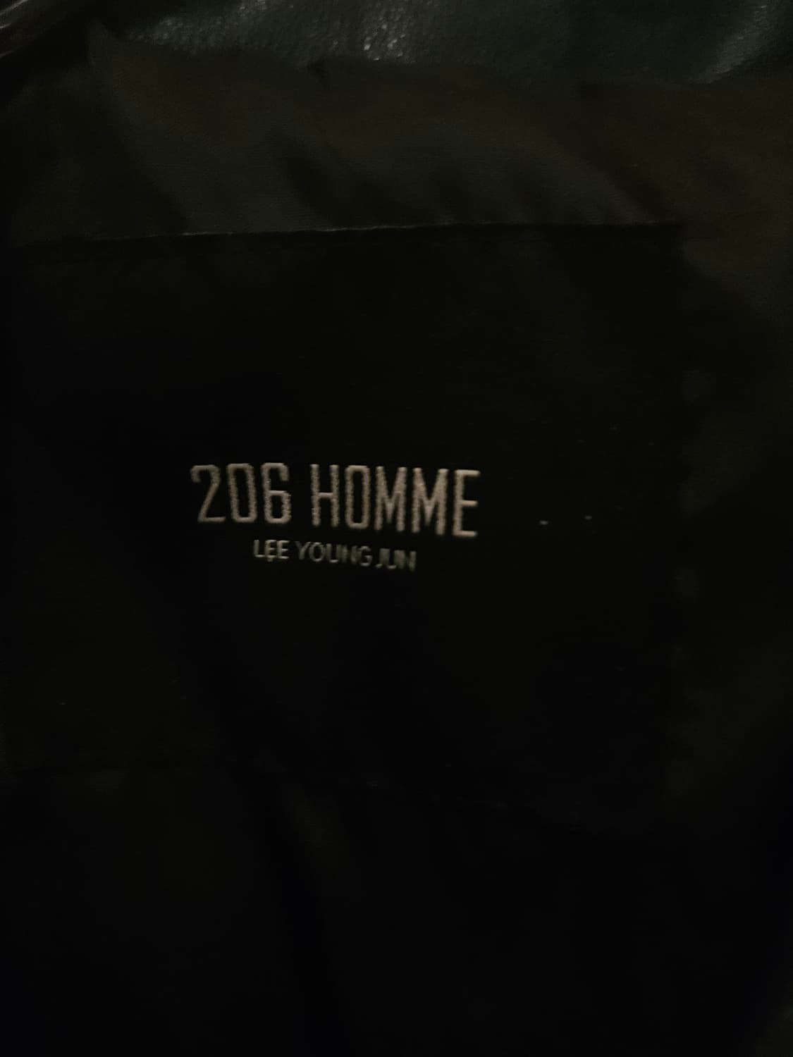 남녀공용 네이비컬러 라이더 레더자켓 90 상품이미지3