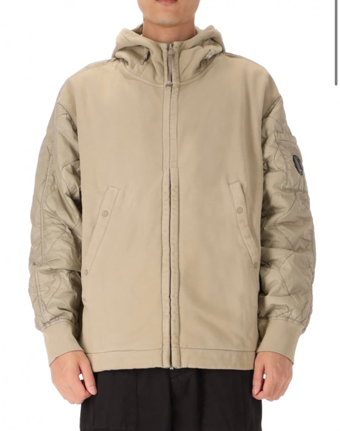 24FW DIAGONAL RAISEDFLEECE MIXED QUILTED 상품이미지1