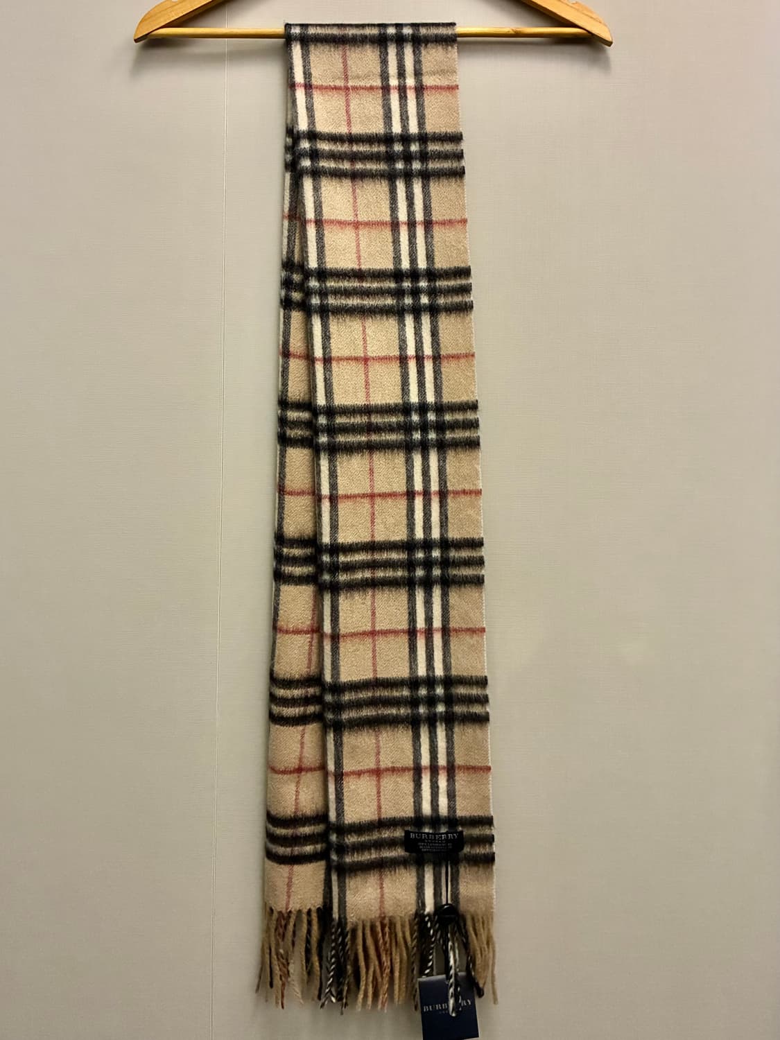 BURBERRY 버버리 런던 체크 램스울 머플러 목도리 상품이미지3