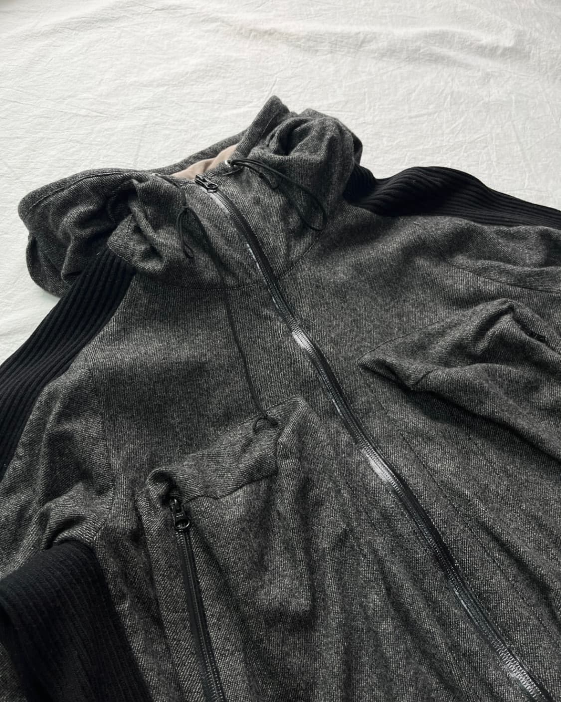 [M] SOE 06-07aw 소이 도쿄 울 헤비 후디드 집업 자켓 상품이미지3